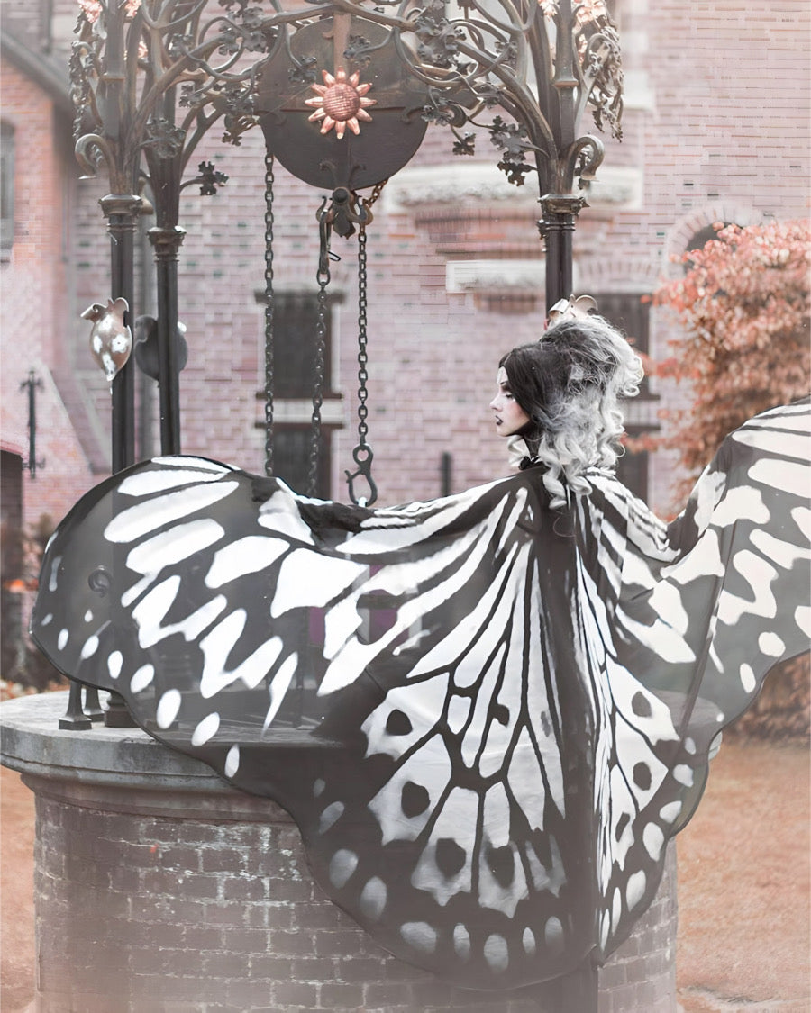 Butterfly Wings Cape Costume-Luxandluxy