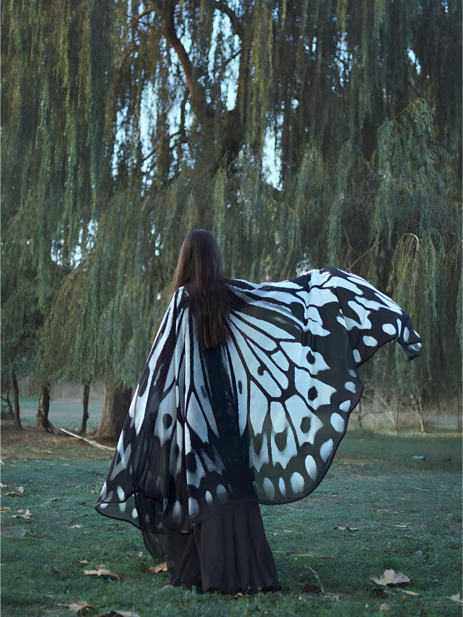 Butterfly Wings Cape Costume-Luxandluxy