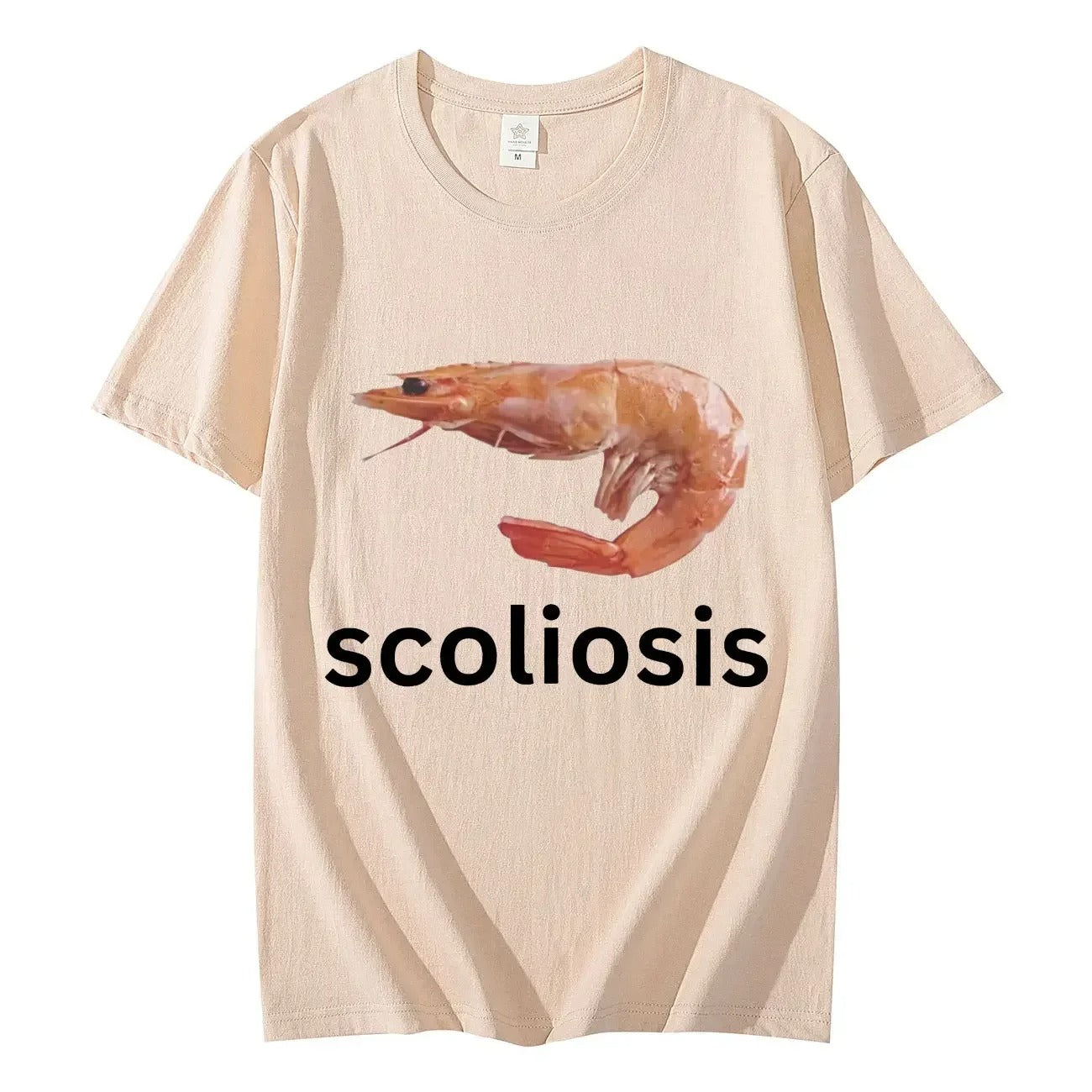 'Scoliosis' Shrimp Tee