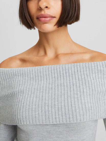 Brigitte Bardot Plain Crop Sweater