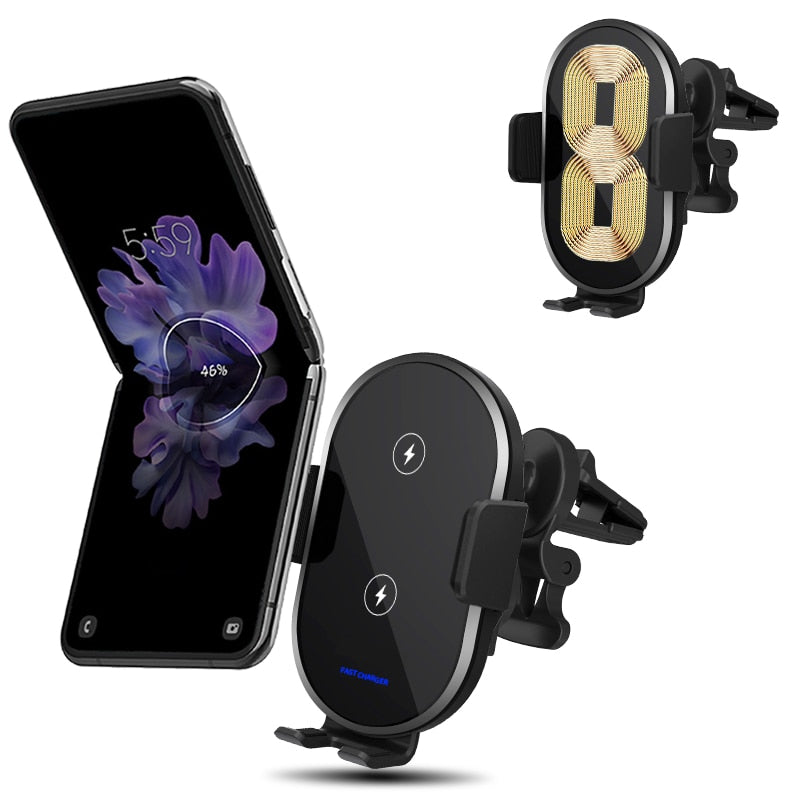 Car Mount Wireless Charger Samsung Galaxy Z Flip 4 3-Luxandluxy