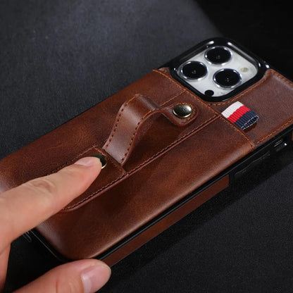 Card Holder iPhone 15 & 14 Case with Pen-Luxandluxy