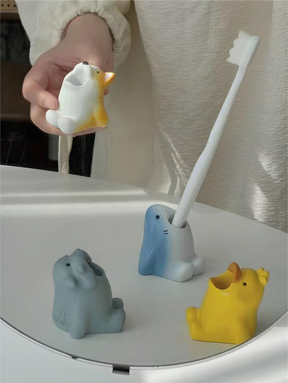 Cartoon Animal Toothbrush Holder-Luxandluxy