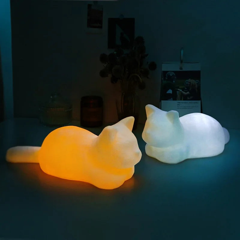 Cat Shaped Night Light-Luxandluxy