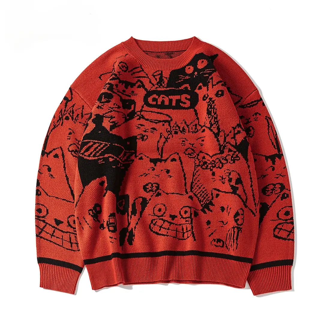 "Cats" Expressions Sweater-Luxandluxy