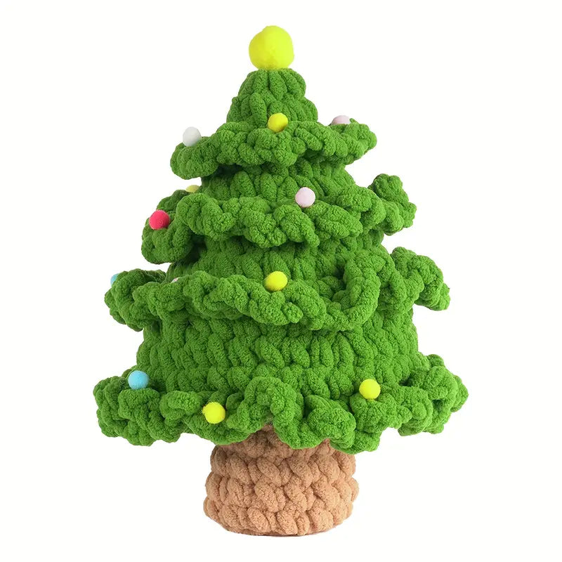 Christmas Tree Crochet Pattern DIY Kit with Tutorials-Luxandluxy