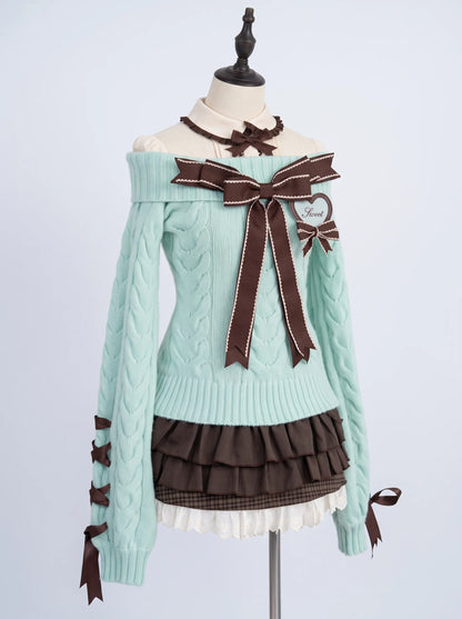 Choco Bow Coquette Set