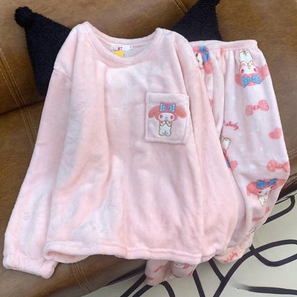 Cozy Sanrio Pajama Sets-Luxandluxy