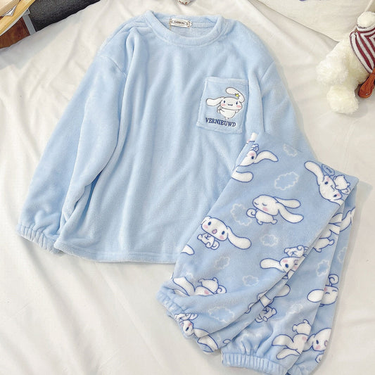 Cozy Sanrio Pajama Sets-Luxandluxy