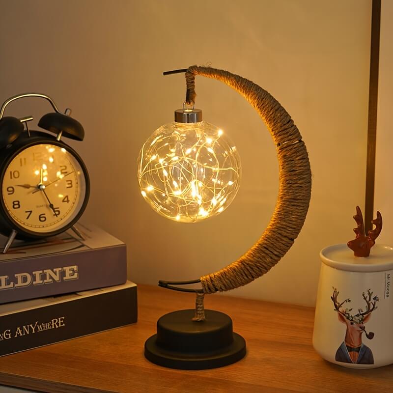 Crescent Moon Lamp-Luxandluxy