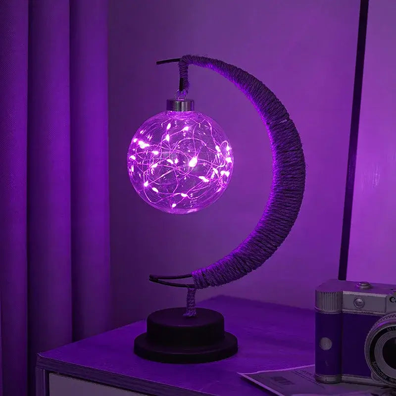 Crescent Moon Lamp-Luxandluxy