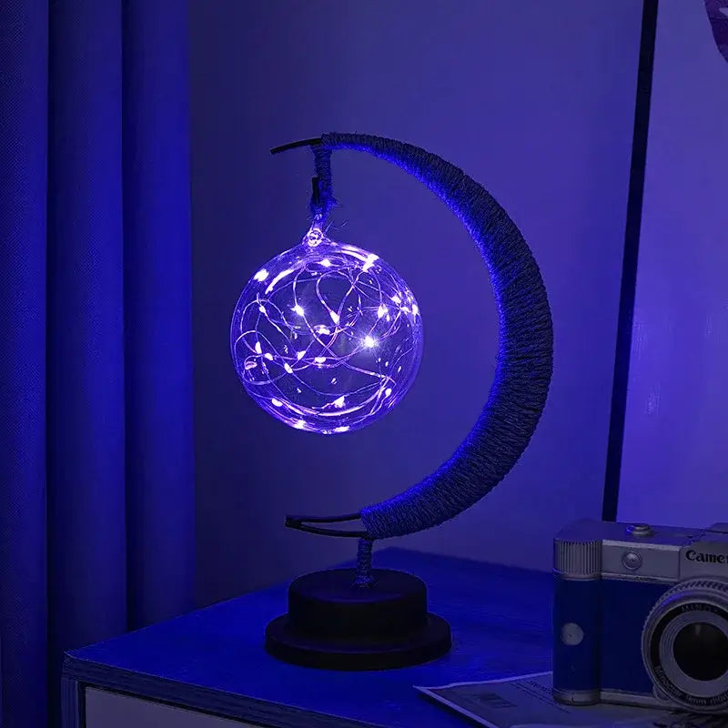 Crescent Moon Lamp-Luxandluxy