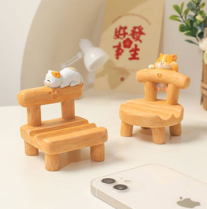 Cute Animals Chair Phone Stand-Luxandluxy