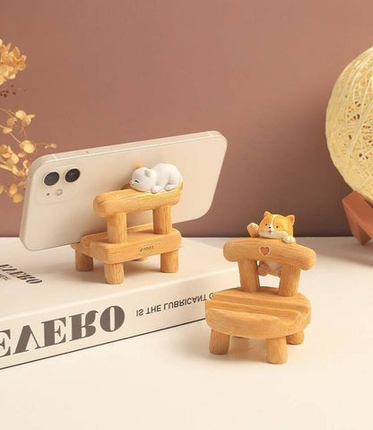 Cute Animals Chair Phone Stand-Luxandluxy