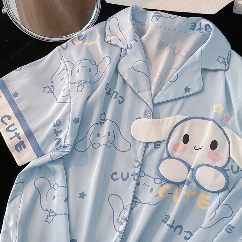 'CUTE' Cinnamoroll Pajama Set-Luxandluxy