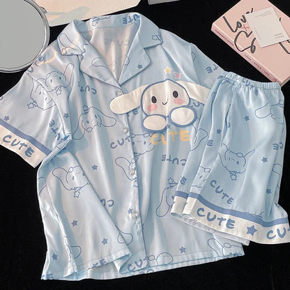 'CUTE' Cinnamoroll Pajama Set-Luxandluxy