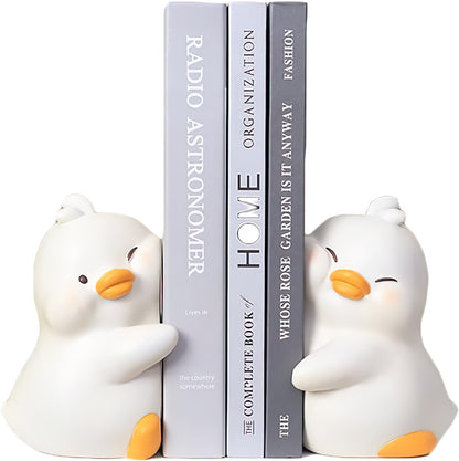 Cute Hug Ducks Bookends-Luxandluxy