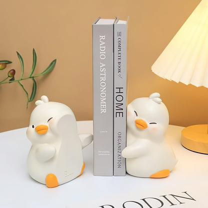 Cute Hug Ducks Bookends-Luxandluxy