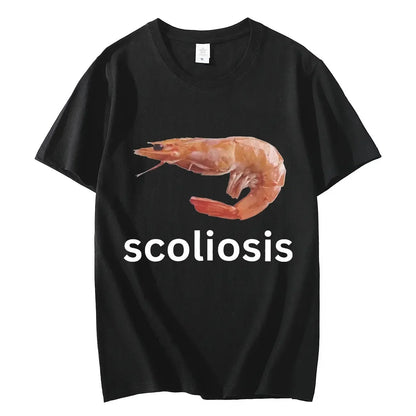'Scoliosis' Shrimp Tee