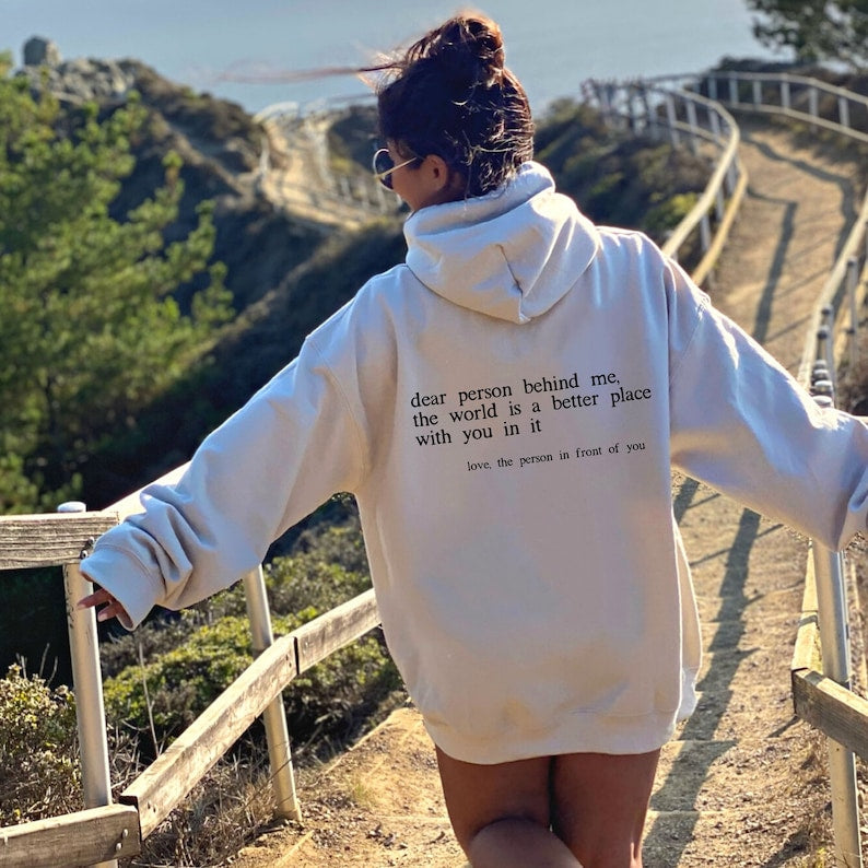 Dear Person Behind Me Hoodie-Luxandluxy