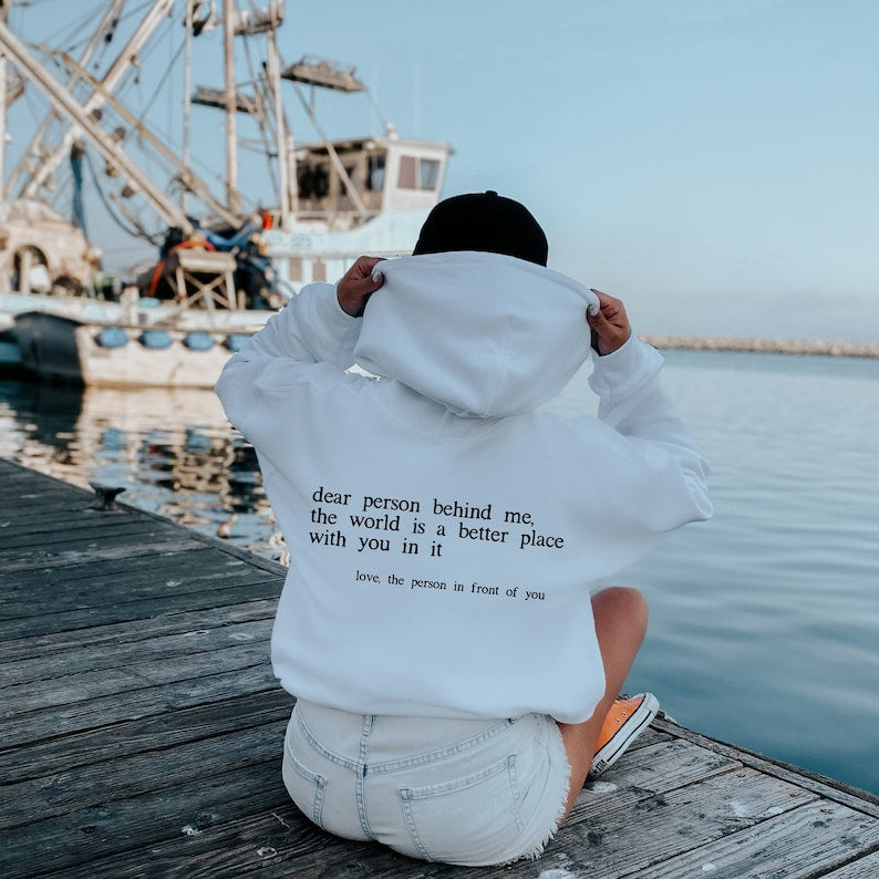 Dear Person Behind Me Hoodie-Luxandluxy