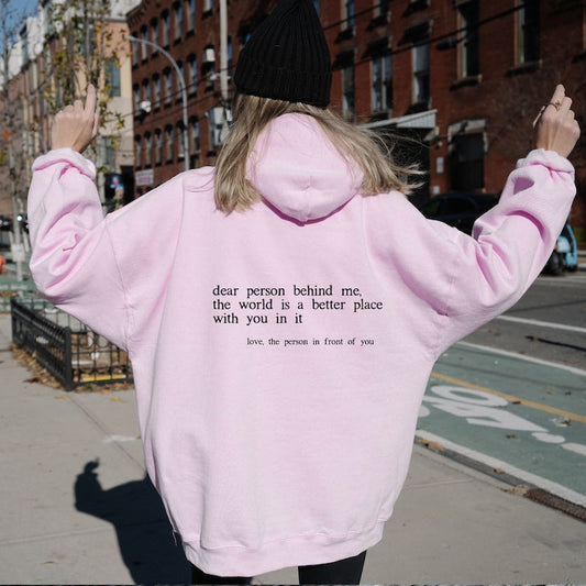 Dear Person Behind Me Hoodie-Luxandluxy