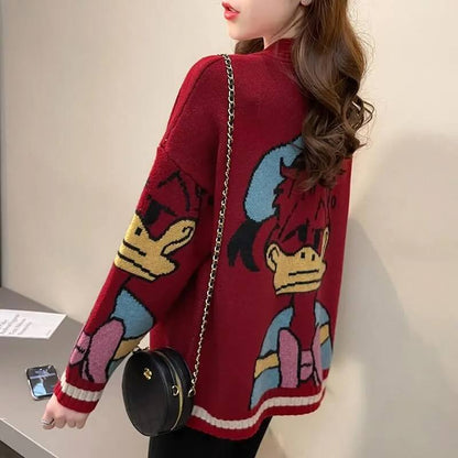 Donald Duck Cardigan-Luxandluxy