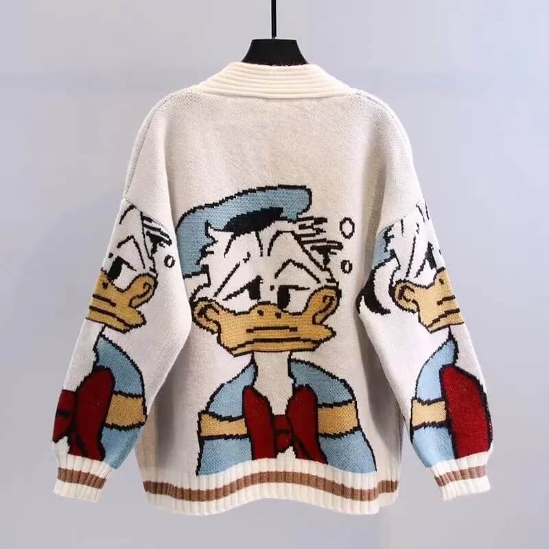 Donald Duck Cardigan-Luxandluxy