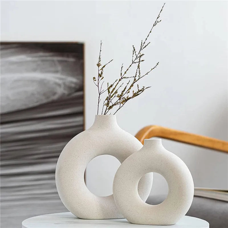 Donut Shaped Vase-Luxandluxy