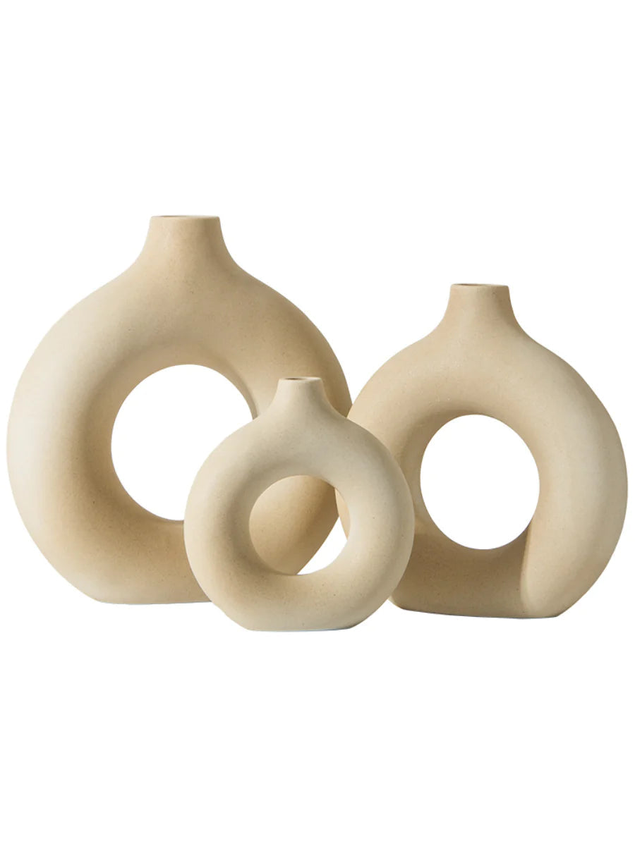 Donut Shaped Vase-Luxandluxy