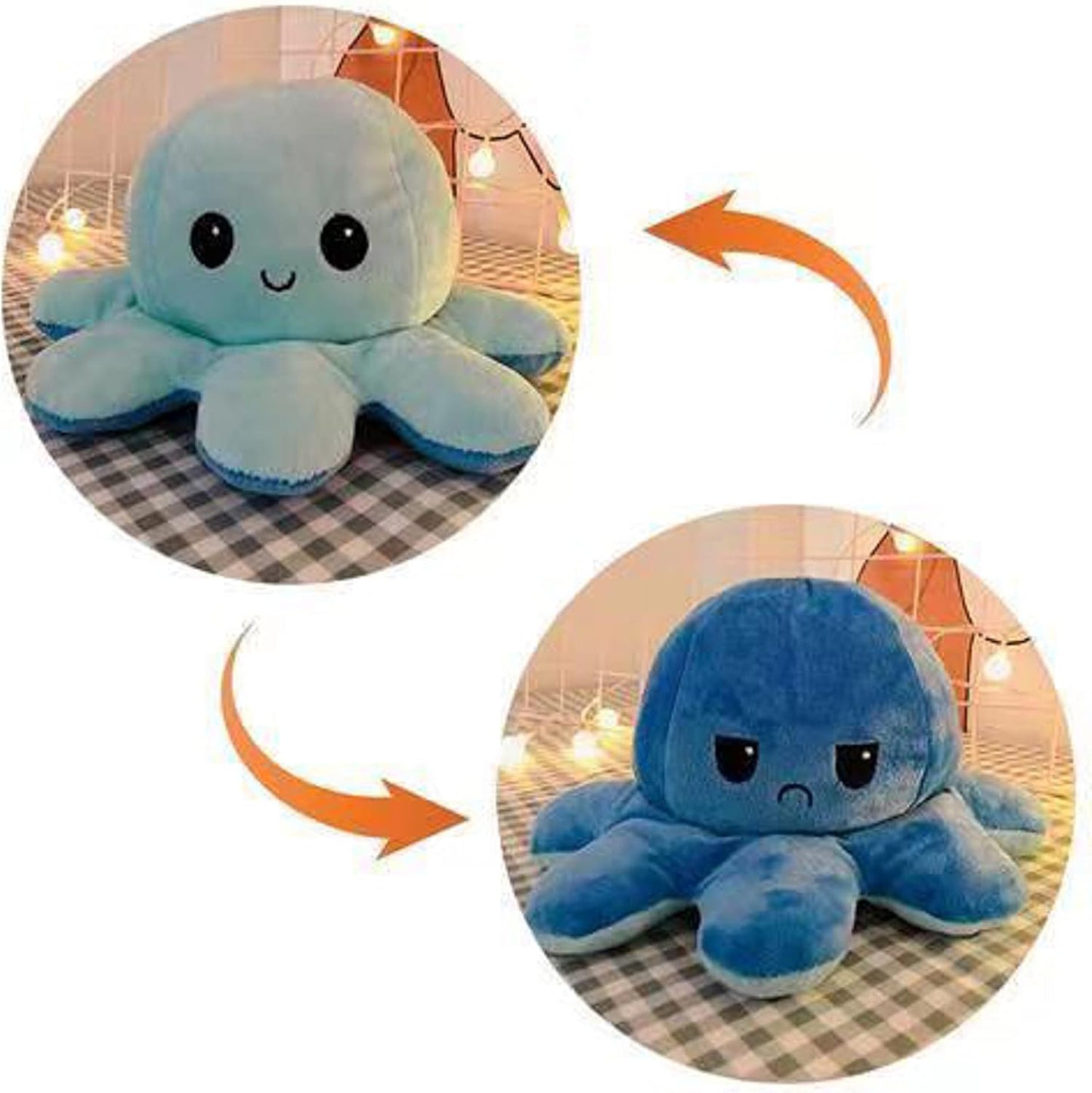 Double Sided Octopus Plush-Luxandluxy