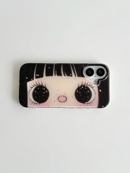 Cartoon Daisy Girl iPhone Case