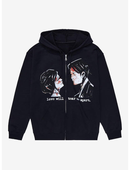 "Love Will Tear Us Apart" Zip-Up Hoodie