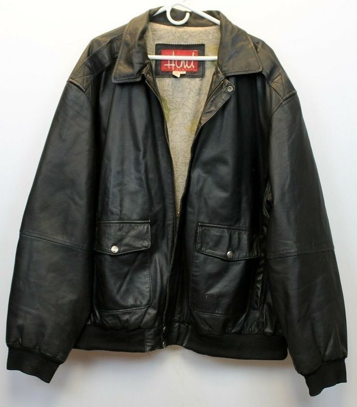 Smoky Black Aviator Bomber Jacket