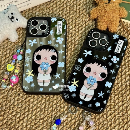 Blue Blossom Girl iPhone Case