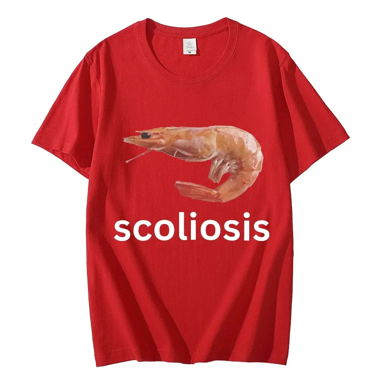 'Scoliosis' Shrimp Tee