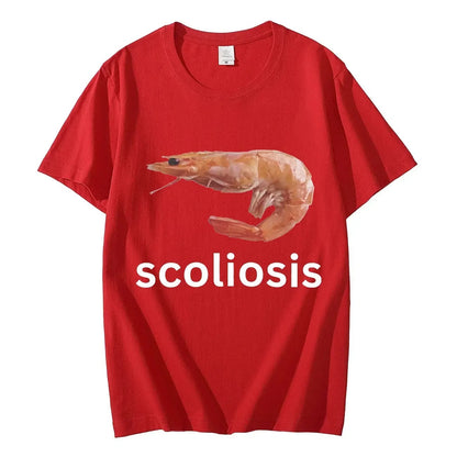 'Scoliosis' Shrimp Tee