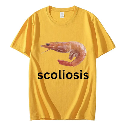 'Scoliosis' Shrimp Tee