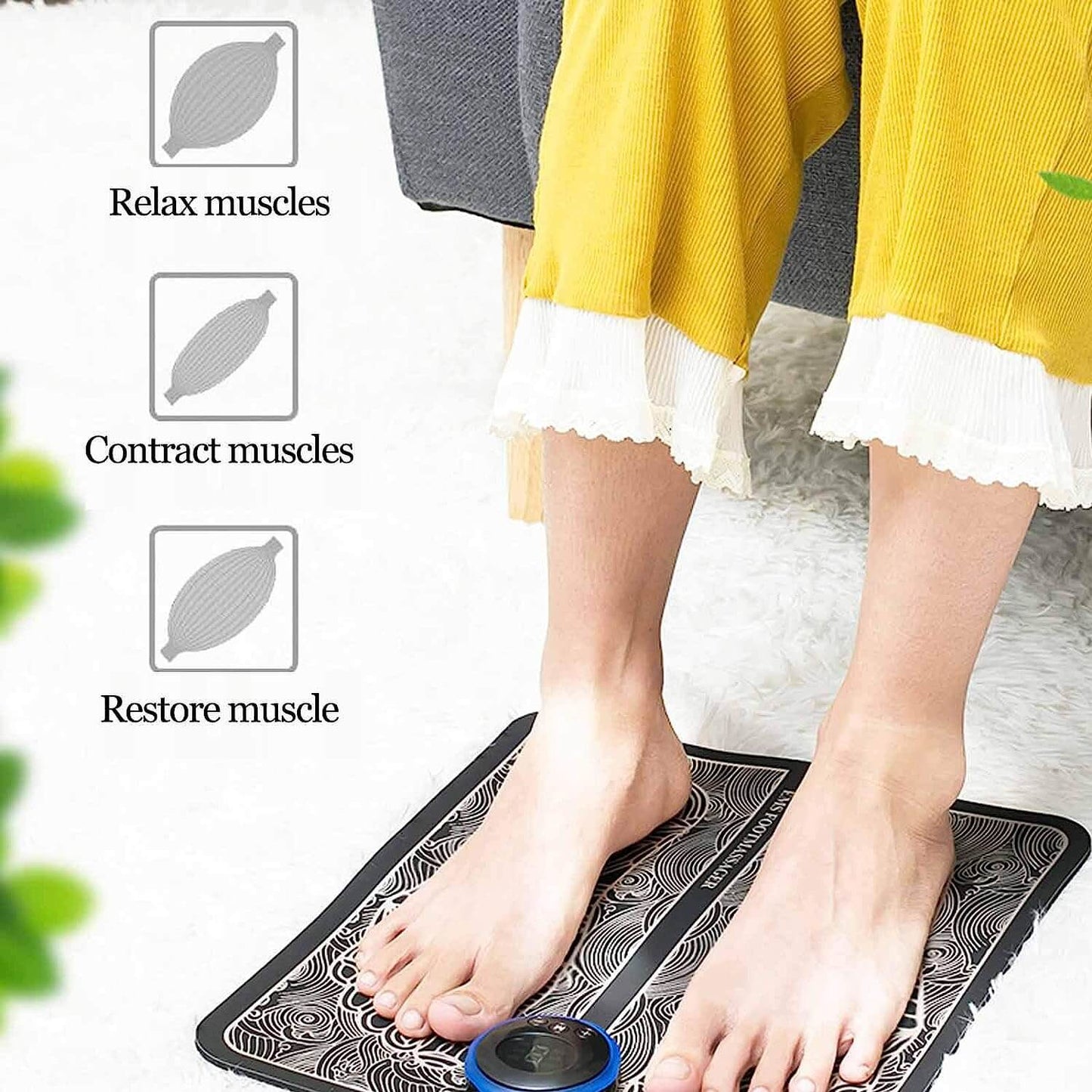 EMS Foot Pressure Point Mat-Luxandluxy