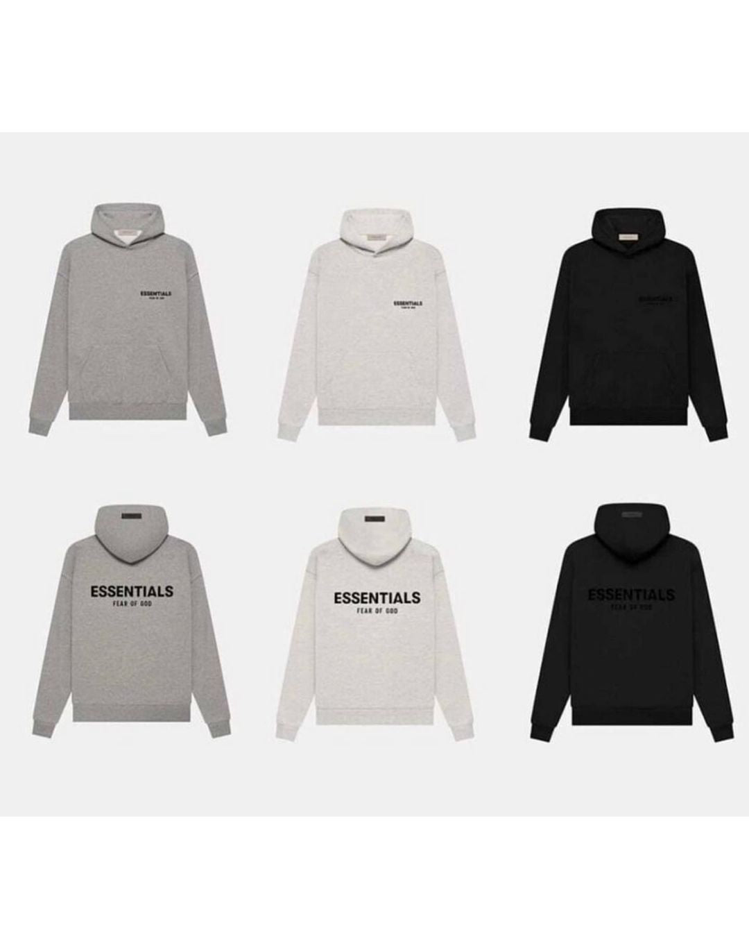 Essentials Fear of God Hoodie-Luxandluxy