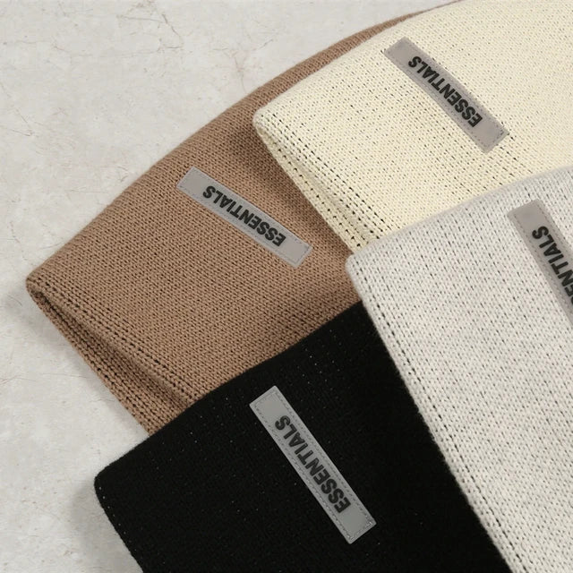 Essentials Knit Hoodie-Luxandluxy