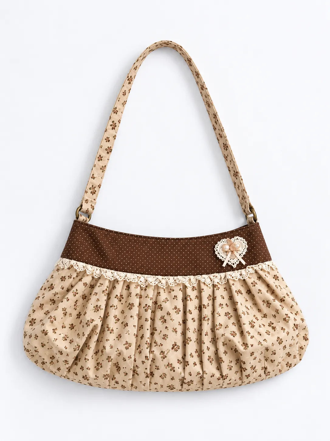 Harbour Pleated Shoulder Bag