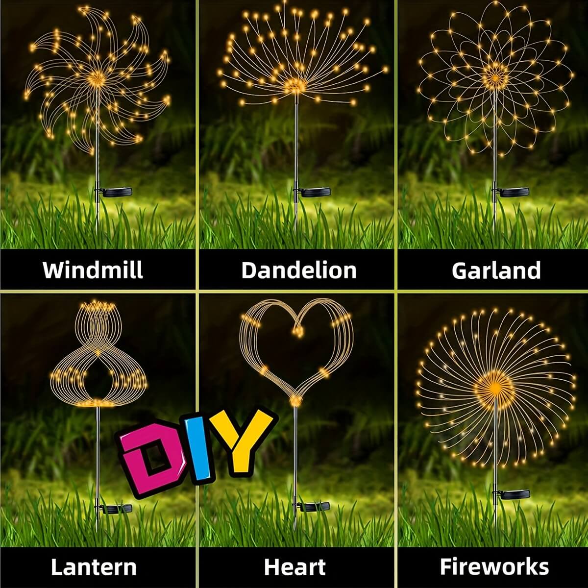 Fireworks Garden Lights