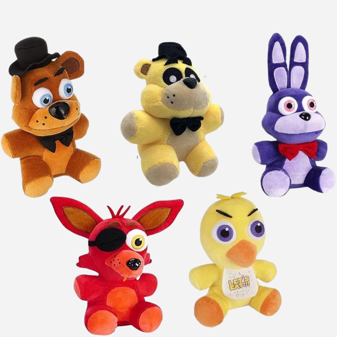 FNAF movie Plushies Freddy Bonnie Chica Foxy – Luxandluxy