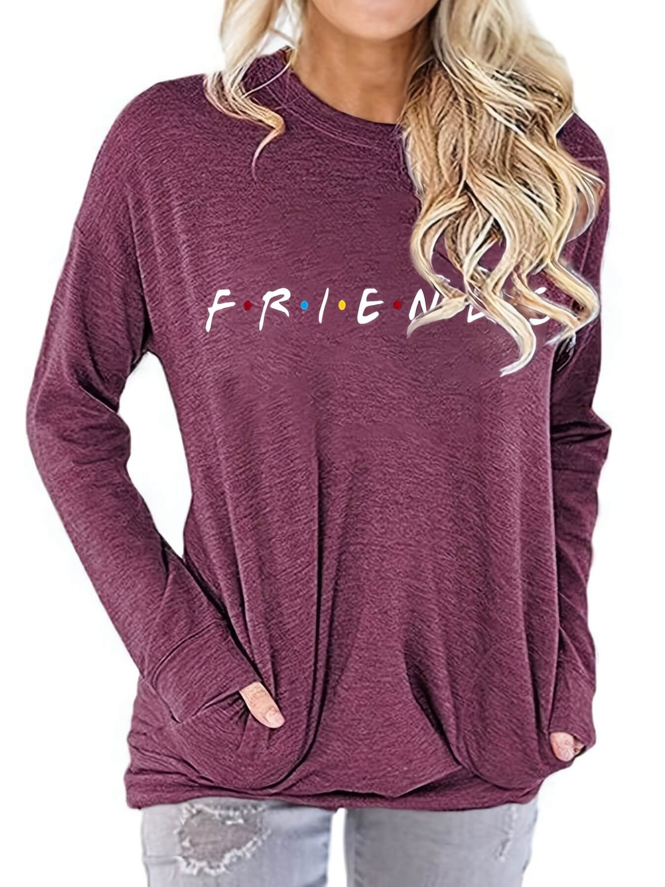 Friends Sweatshirt-Luxandluxy