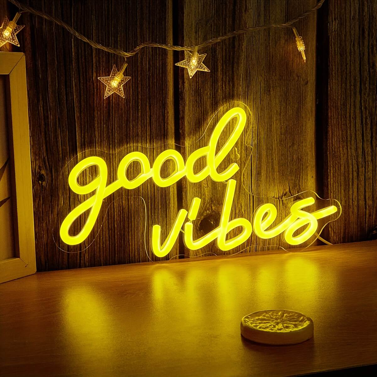 Good Vibes Neon Light-Luxandluxy