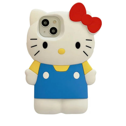 Hands at Side Hello Kitty iPhone Case-Luxandluxy