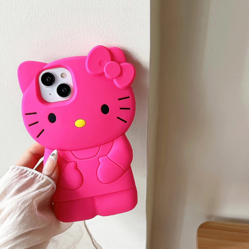 Hands at Side Hello Kitty iPhone Case-Luxandluxy