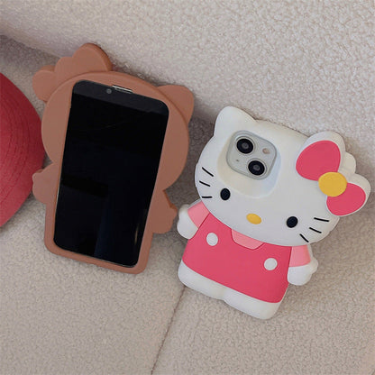 Hands at Side Hello Kitty iPhone Case-Luxandluxy