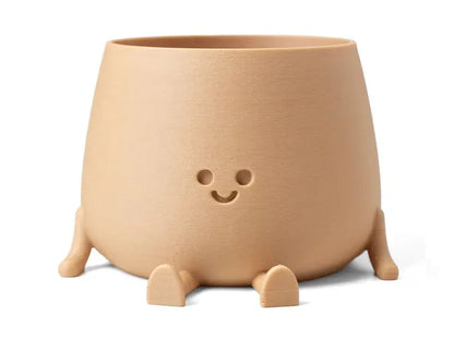 Happy Face Sitting Planter-Luxandluxy